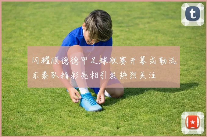 闪耀顺德德甲足球联赛开幕式勒流东泰队精彩亮相引发热烈关注